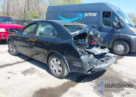 2007 Hyundai Sonata Gls из США, поврежденный, VIN 5NPET46C57H252569